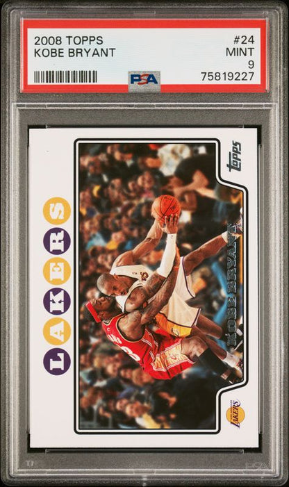 2008 Topps Kobe Bryant #24 PSA 9