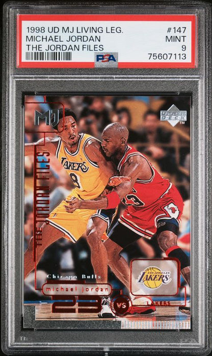 1998 Upper Deck MJ Living Legend Michael Jordan #147 The Jordan Files PSA 9