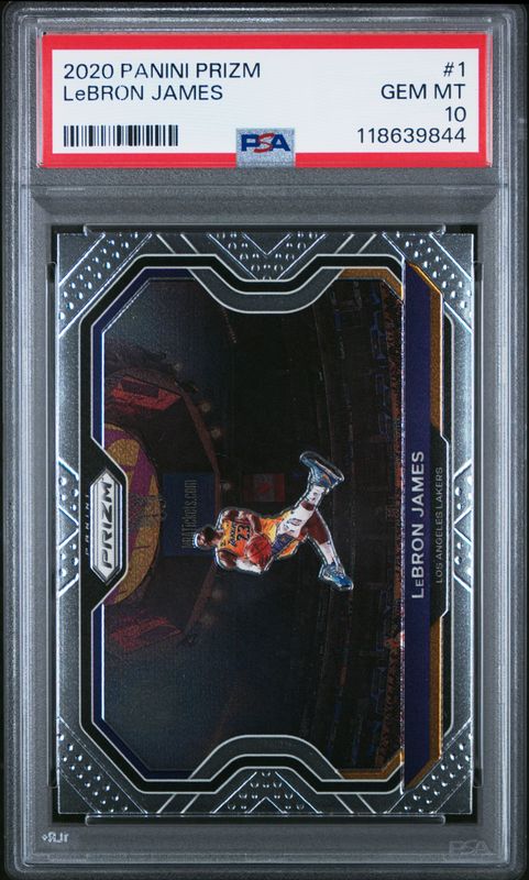 2020 Panini Prizm LeBron James #1 PSA 10