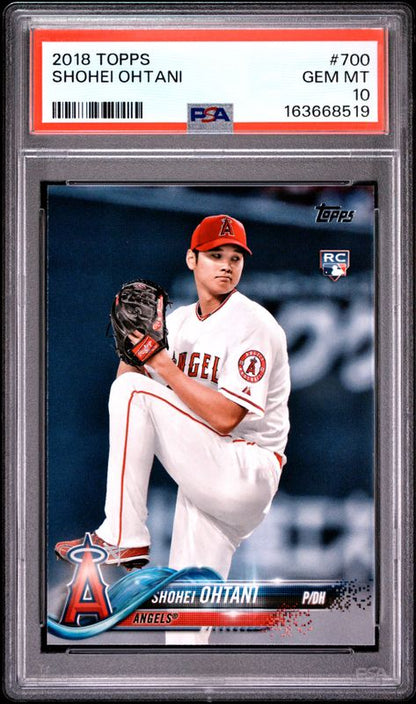 2018 Topps Shohei Ohtani #700 PSA 10