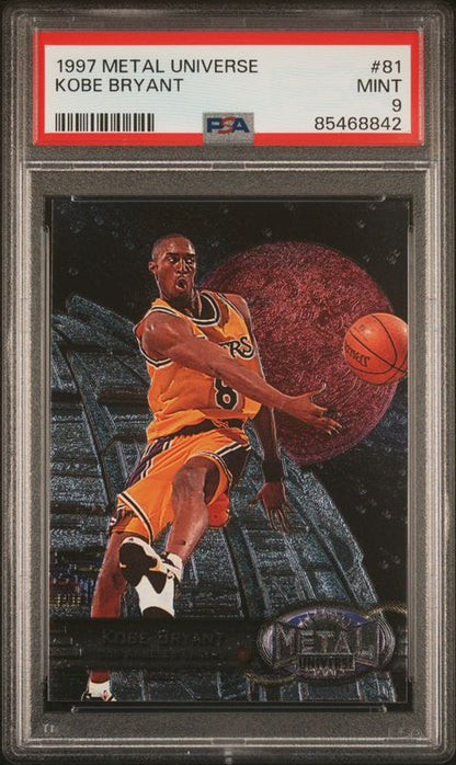 1997 Metal Universe Kobe Bryant #81 PSA 9
