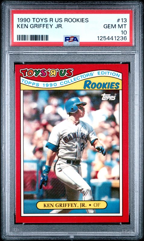 1990 Toys R US Rookies Ken Griffey Jr #13 PSA 10
