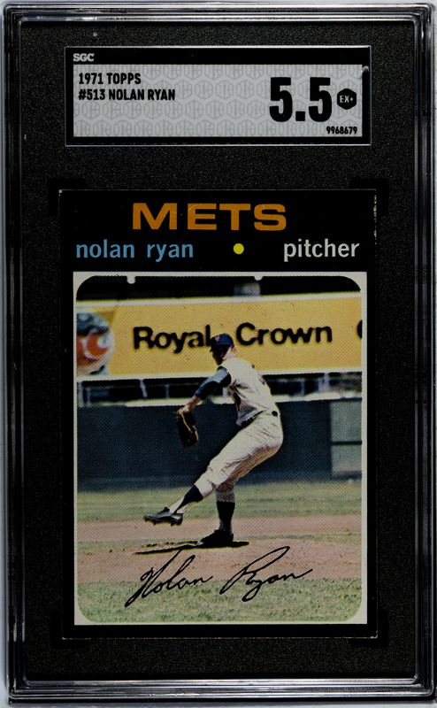 1971 Topps Nolan Ryan #513 SGC 5.5