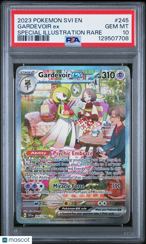 2023 Pokemon Svi EN-Scarlet & Violet Gardevoir EX #245 Special Illustration Rare PSA 10