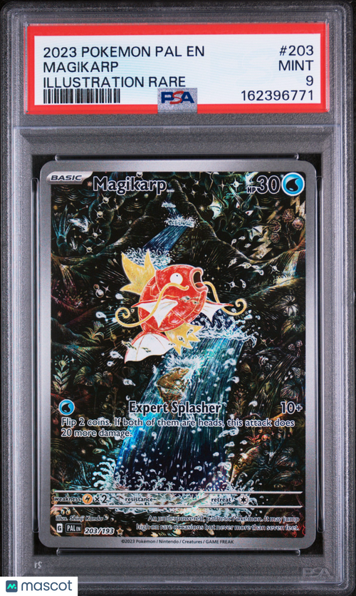2023 Pokemon Pal EN-Paldea Evolved Magikarp #203 Illustration Rare PSA 9