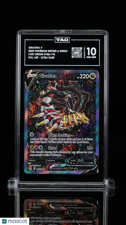 2022 Pokemon Giratina V #186/196 TAG 10