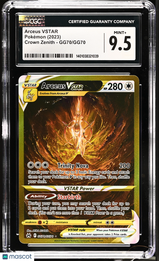 2023 Pokemon Arceus VSTAR #GG70/GG70 CGC 9.5