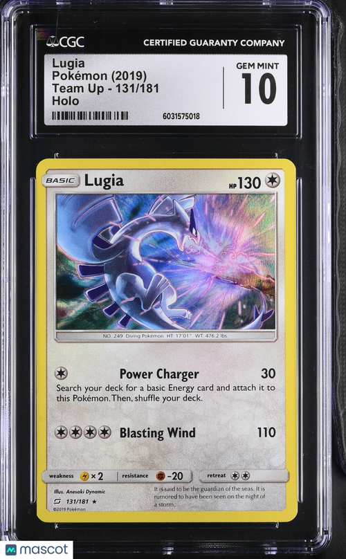 2019 Pokemon Lugia #131/181 CGC 10