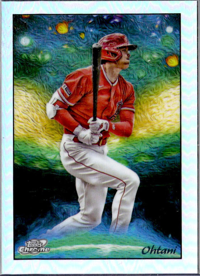 Shohei Ohtani 2023 Topps Cosmic Chrome Stars In The Night Case Hit SSP