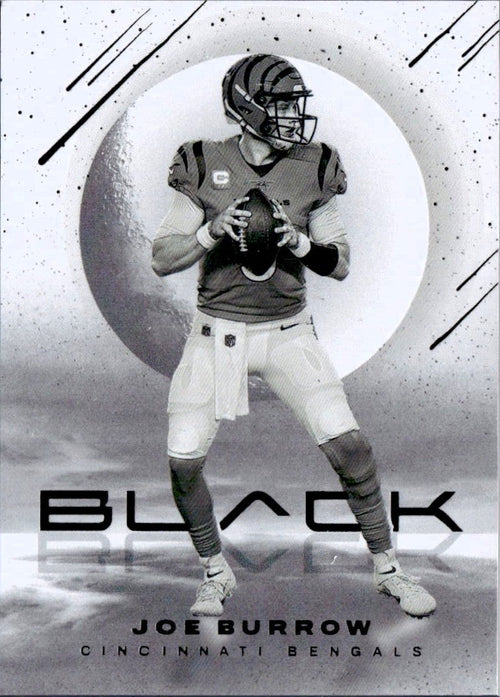 Joe Burrow 2022 Panini Black White Night SSP