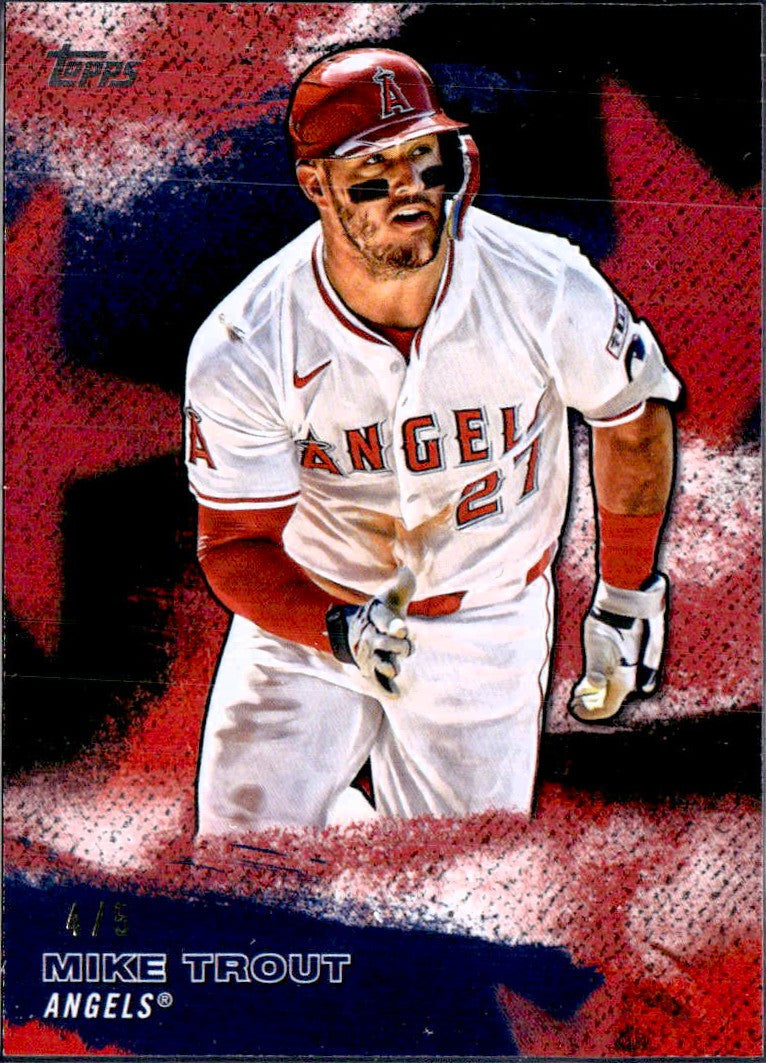 Mike Trout 2026 Topps Red Foil Stars Of MLB SP 4/5