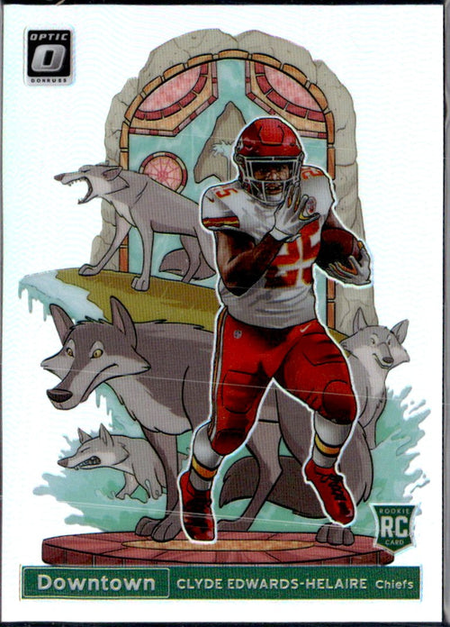 Clyde Edwards-Helaire RC 2020 Donruss Optic Downtown! Rookie SSP