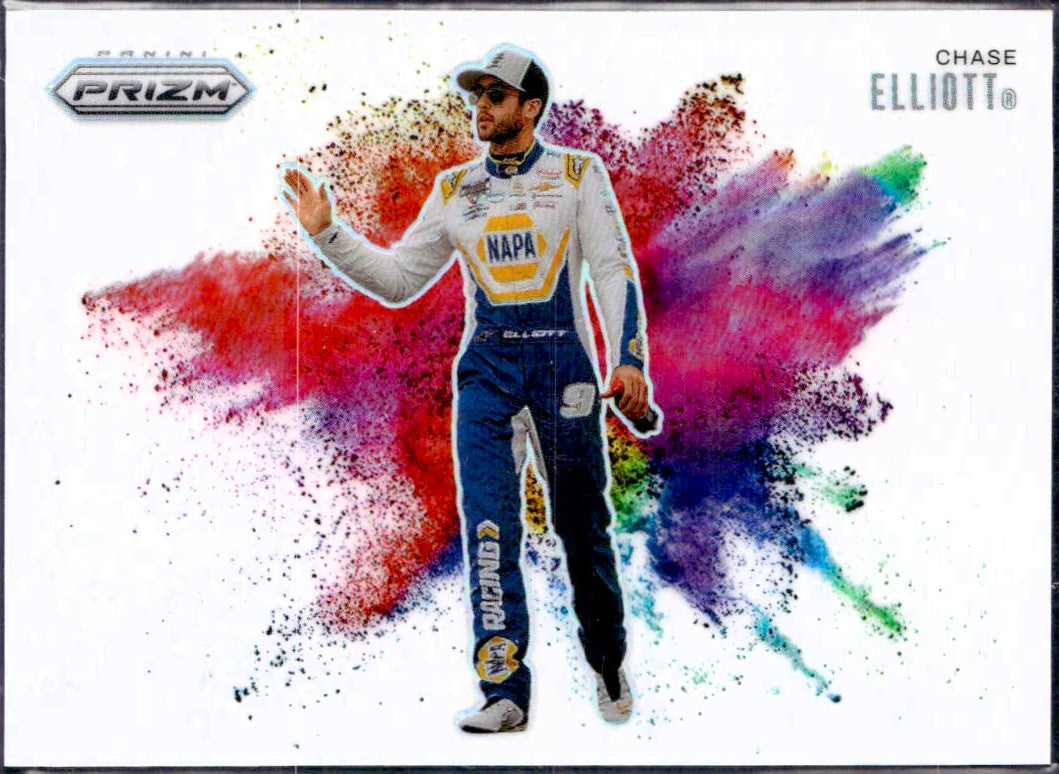 Chase Elliott 2025 Panini Prizm NASCAR Color Blast SSP #6