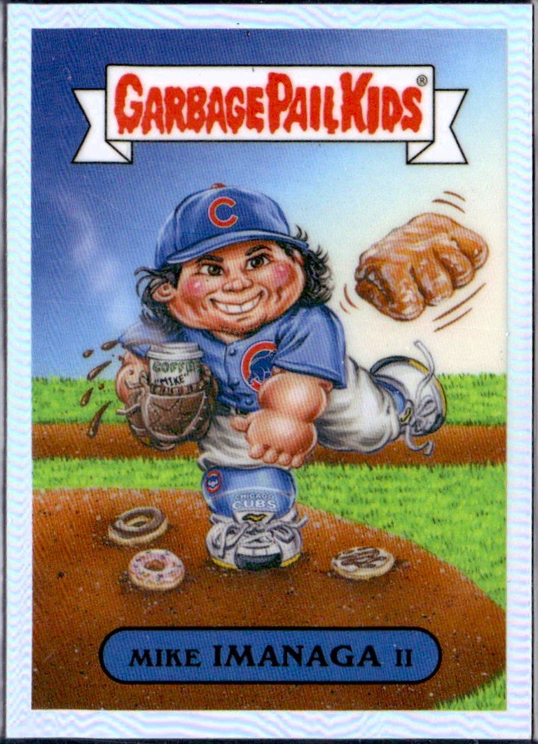 Shota Imanaga 2025 Bowman Chrome Garbage Pail Kids Mike Imanaga II SSP