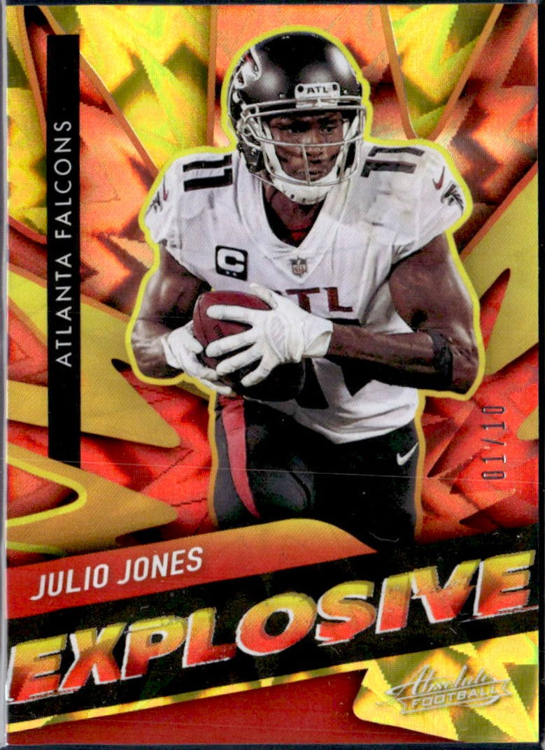 Julio Jones 2021 Panini Absolute Gold Explosive SP 1/10