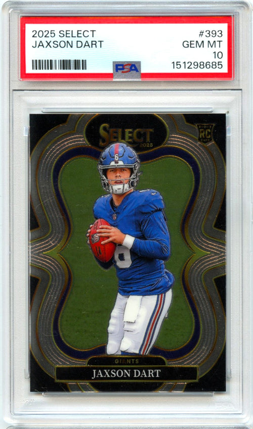 Jaxson Dart RC 2025 Panini Select Suite Level Rookie #393 PSA 10