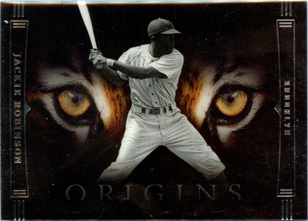 Jackie Robinson 2023 Panini Chronicles Origins Tiger Eyes SSP