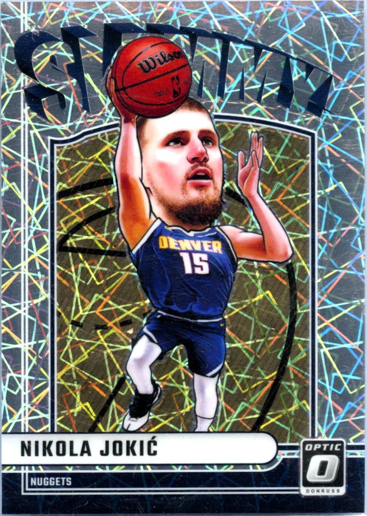Nikola Jokic 2024-25 Donruss Optic Slammy! Case Hit SSP #8
