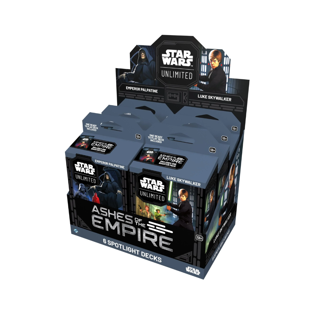 Star Wars Unlimited: Ashes of the Empire - Spotlight Deck Display