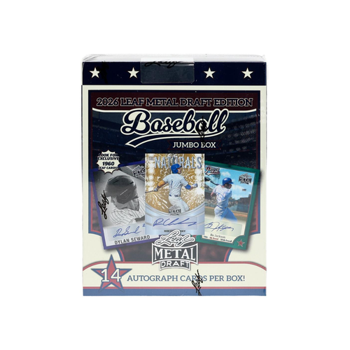 2026 Leaf Metal Draft Edition Baseball Hobby Jumbo Box