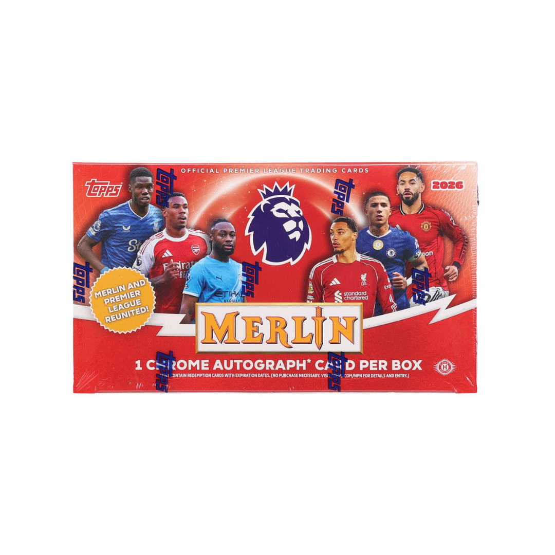2025-26 Topps Merlin English Premier League Soccer Hobby Box