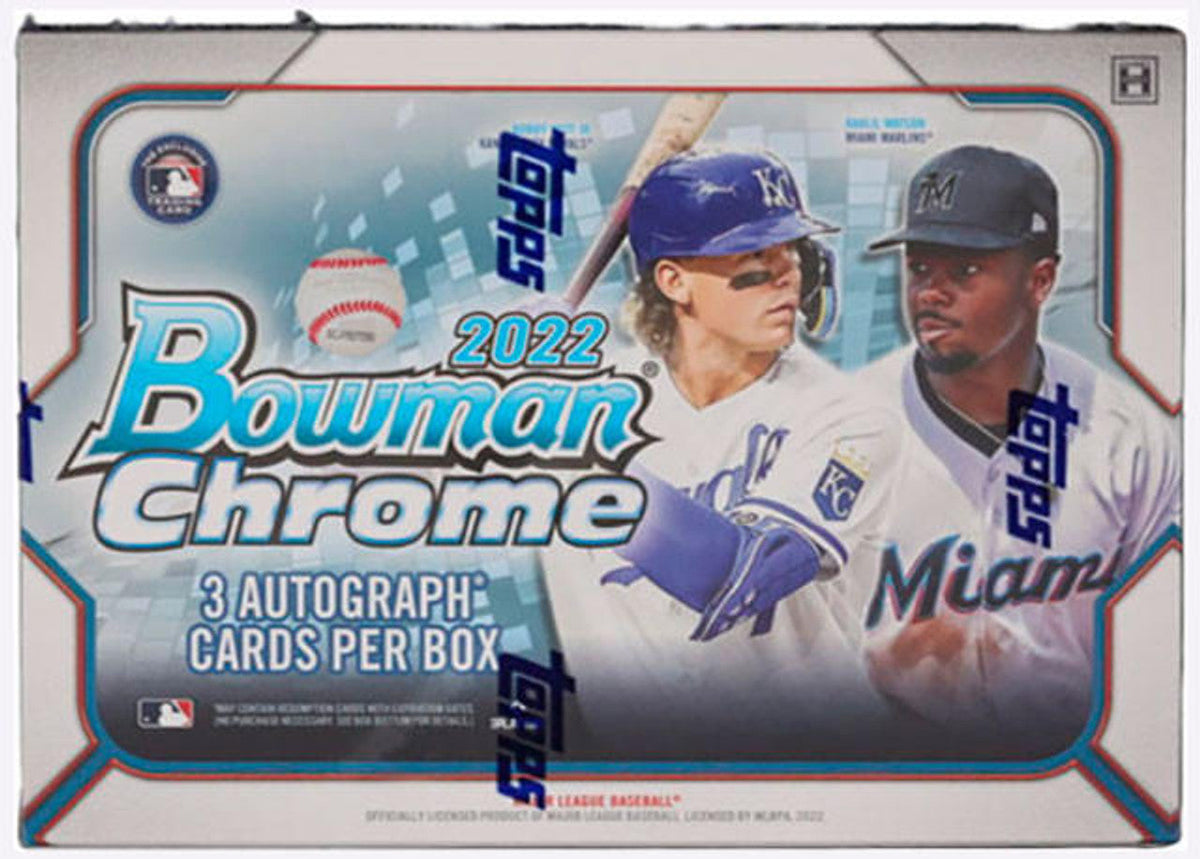 2022 Bowman Chrome Baseball HTA Choice Box