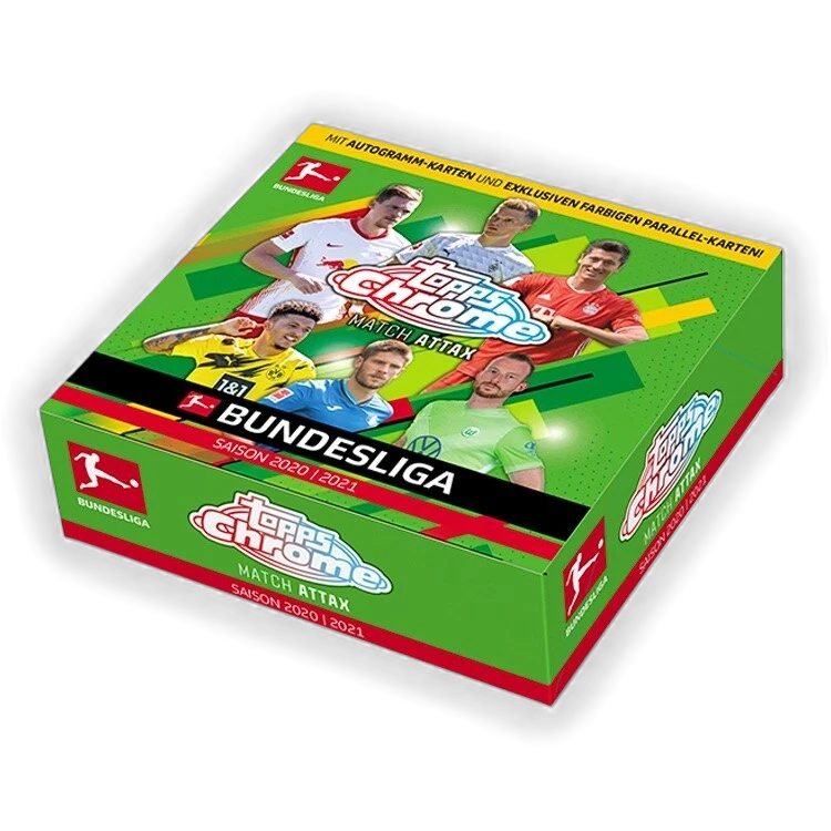 2020-21 Topps Chrome Bundesliga Match Attax Soccer Box