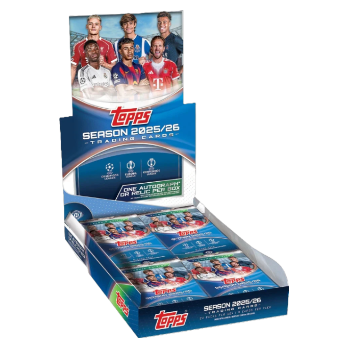 2025/26 Topps UEFA Club Competitions Soccer Hobby Box