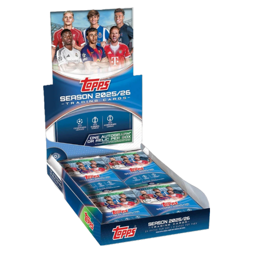 2025/26 Topps UEFA Club Competitions Soccer Hobby Box