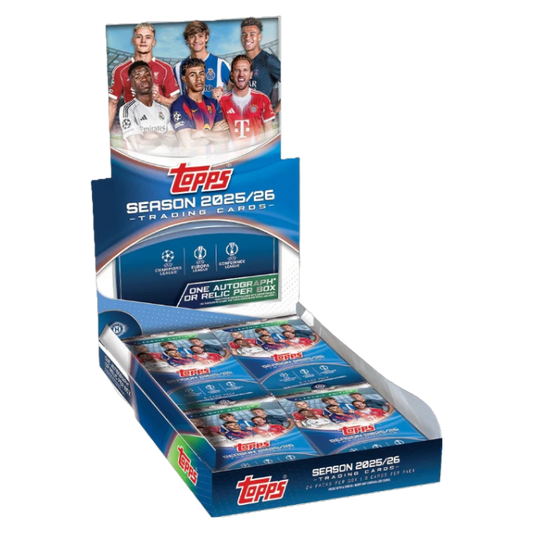 2025/26 Topps UEFA Club Competitions Soccer Hobby Box