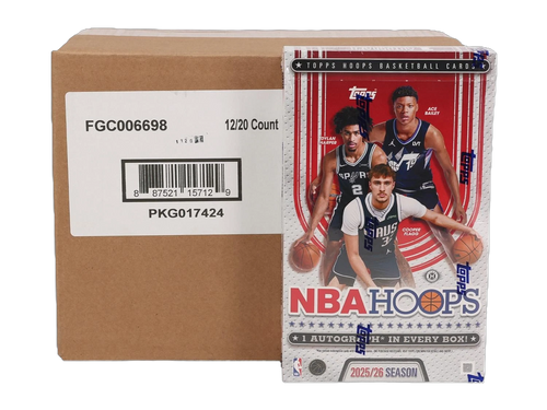 2025/26 Topps Hoops Basketball Hobby 12-Box Case