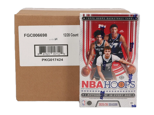 2025/26 Topps Hoops Basketball Hobby 12-Box Case