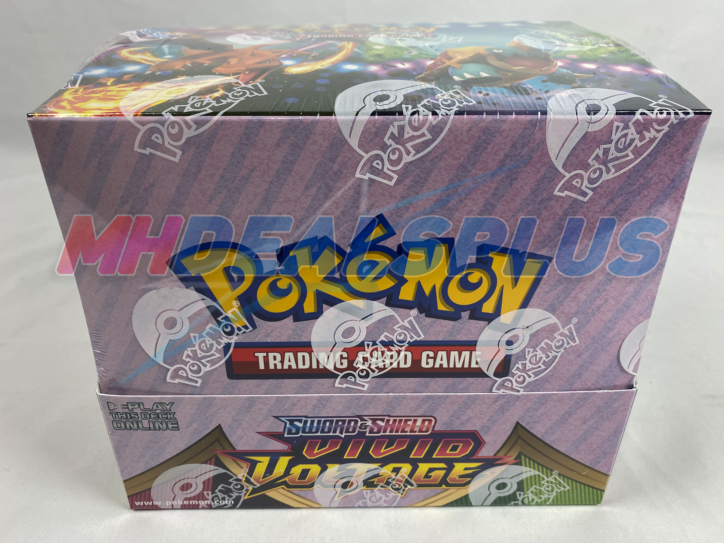 Pokemon TCG Vivid Voltage Charizard & Drednaw Theme Deck Sealed Case - 8 Boxes