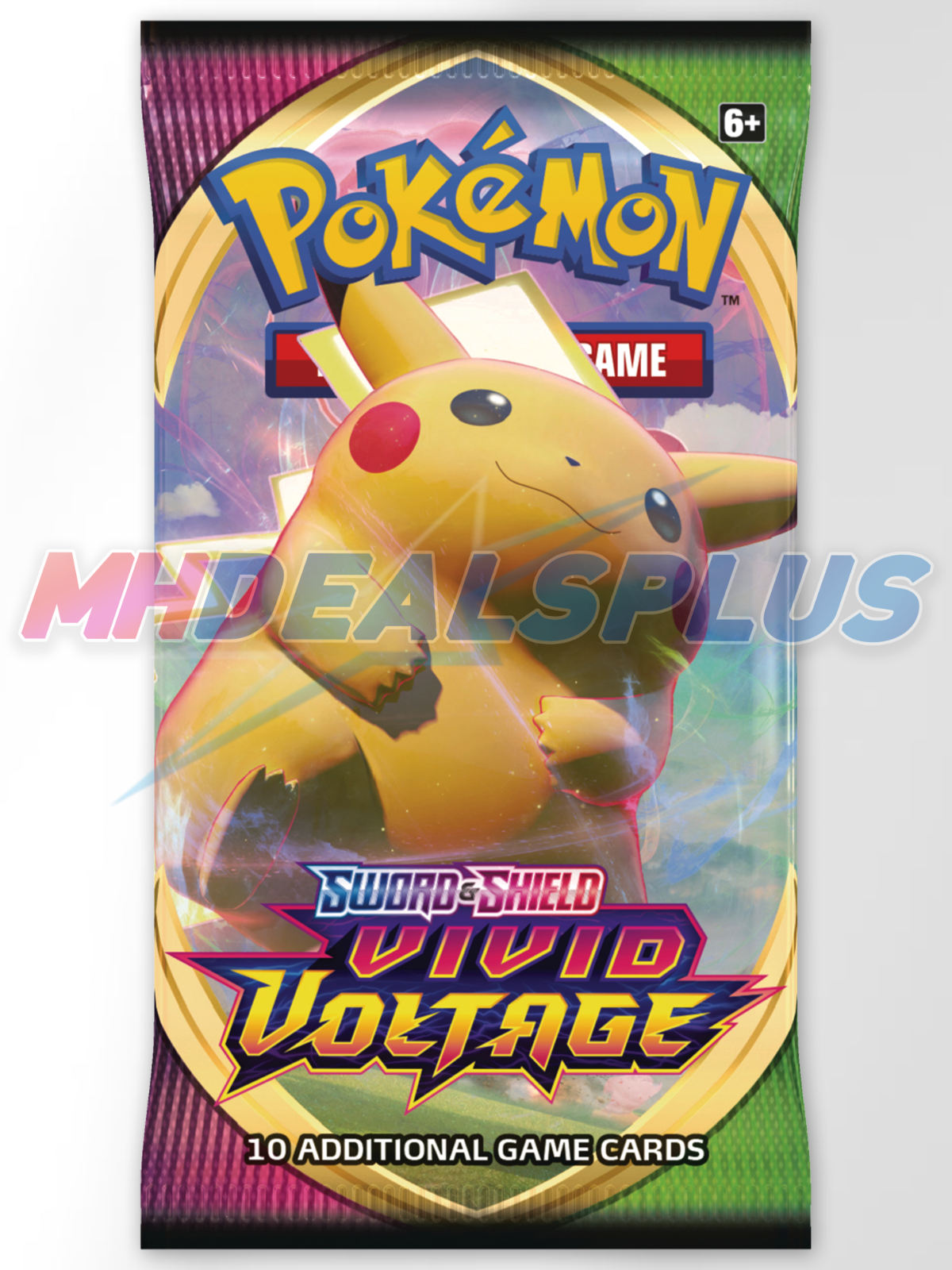 Pokemon TCG Sword & Shield Vivid Voltage Booster Box Sealed Case - 6 Booster Boxes