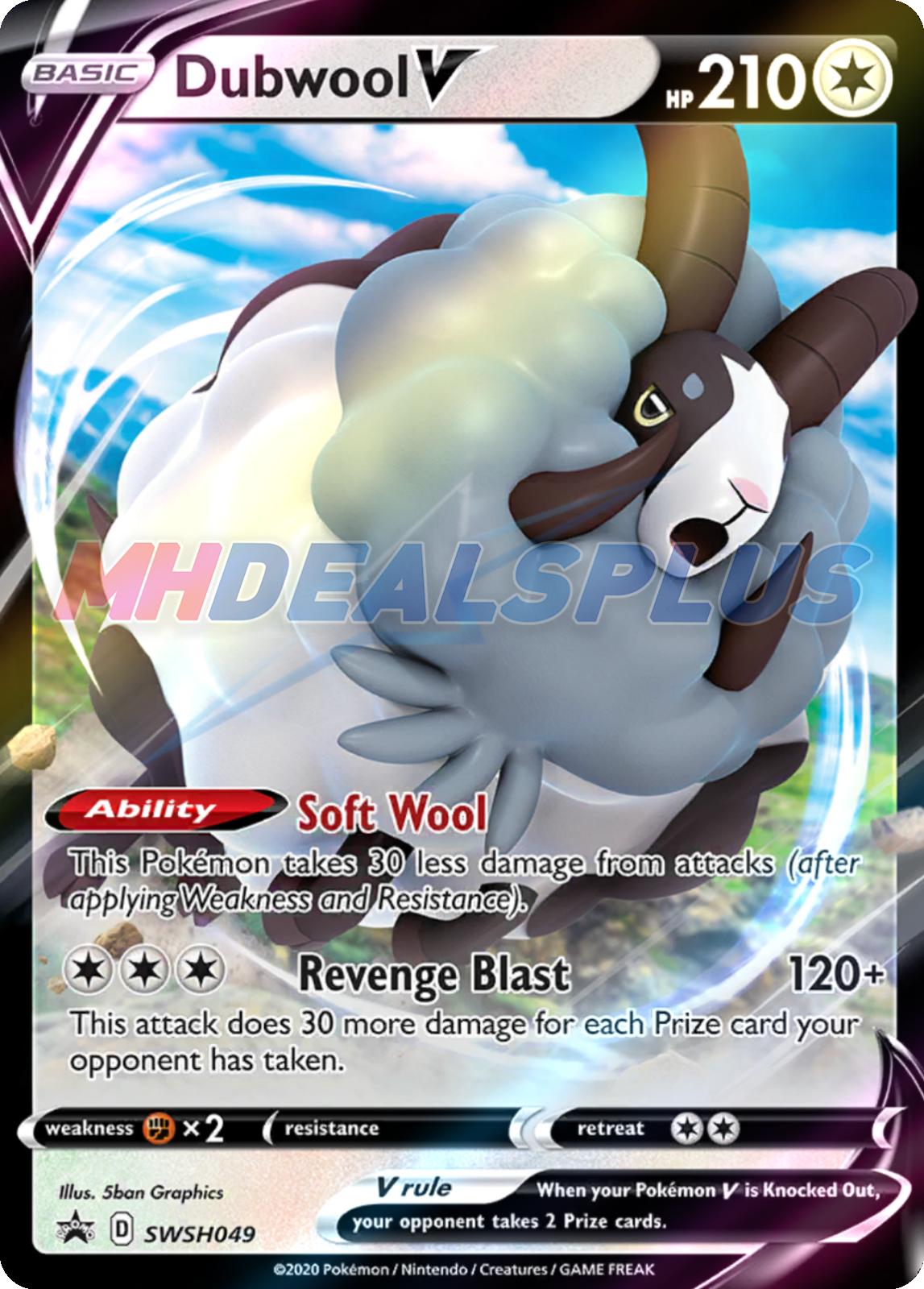 Pokemon TCG Champion's Path Dubwool V Collection Box Sealed Case - 6 Boxes