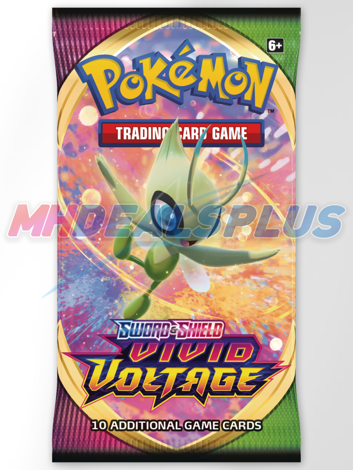 Pokemon TCG Sword & Shield Vivid Voltage Booster Box Sealed Case - 6 Booster Boxes