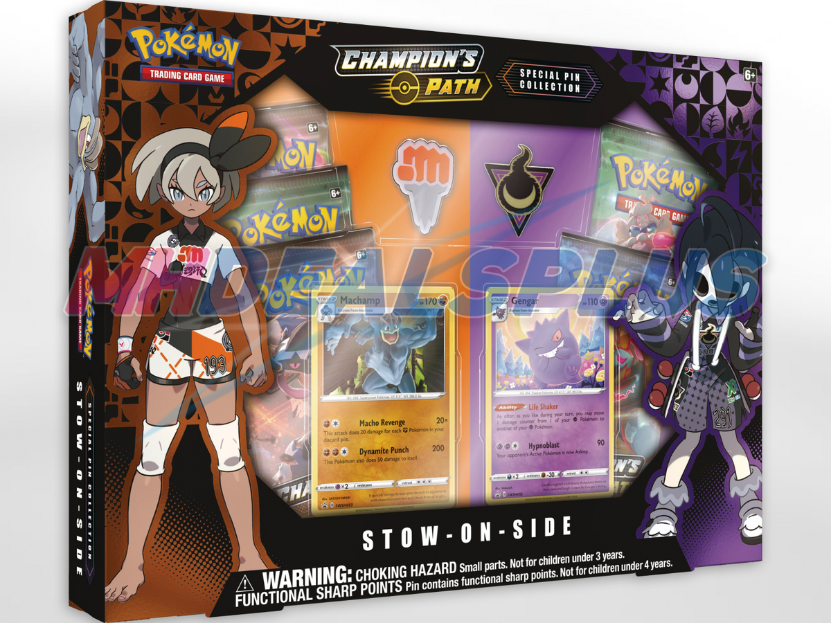 Pokemon TCG Champion's Path Special Pin Collection Case - 6 Boxes