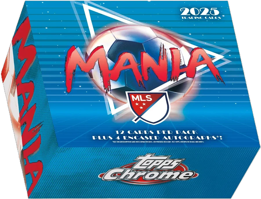 2025 Topps MLS Major League Soccer Chrome Mania Box