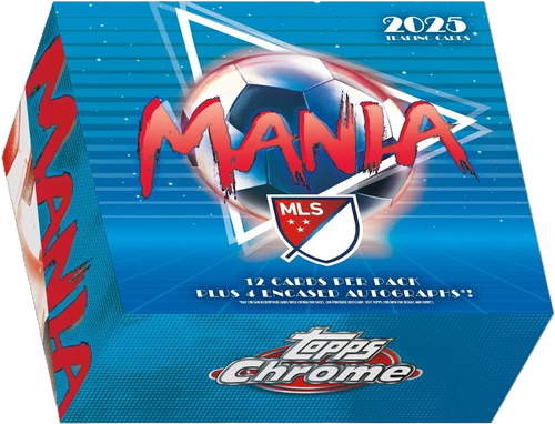 2025 Topps MLS Major League Soccer Chrome Mania Box