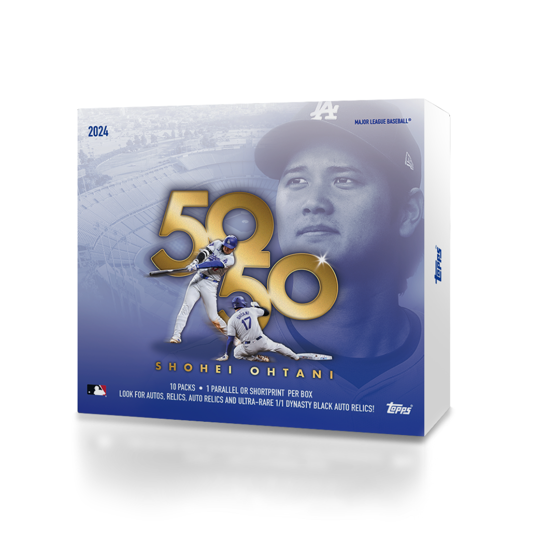 2024 Topps Shohei Ohtani 50/50 Sealed 10 Pack Hobby Box