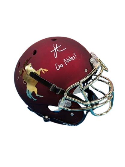 Jordan Travis Autographed "Go Noles!" FSU Tradition Authentic Football Helmet