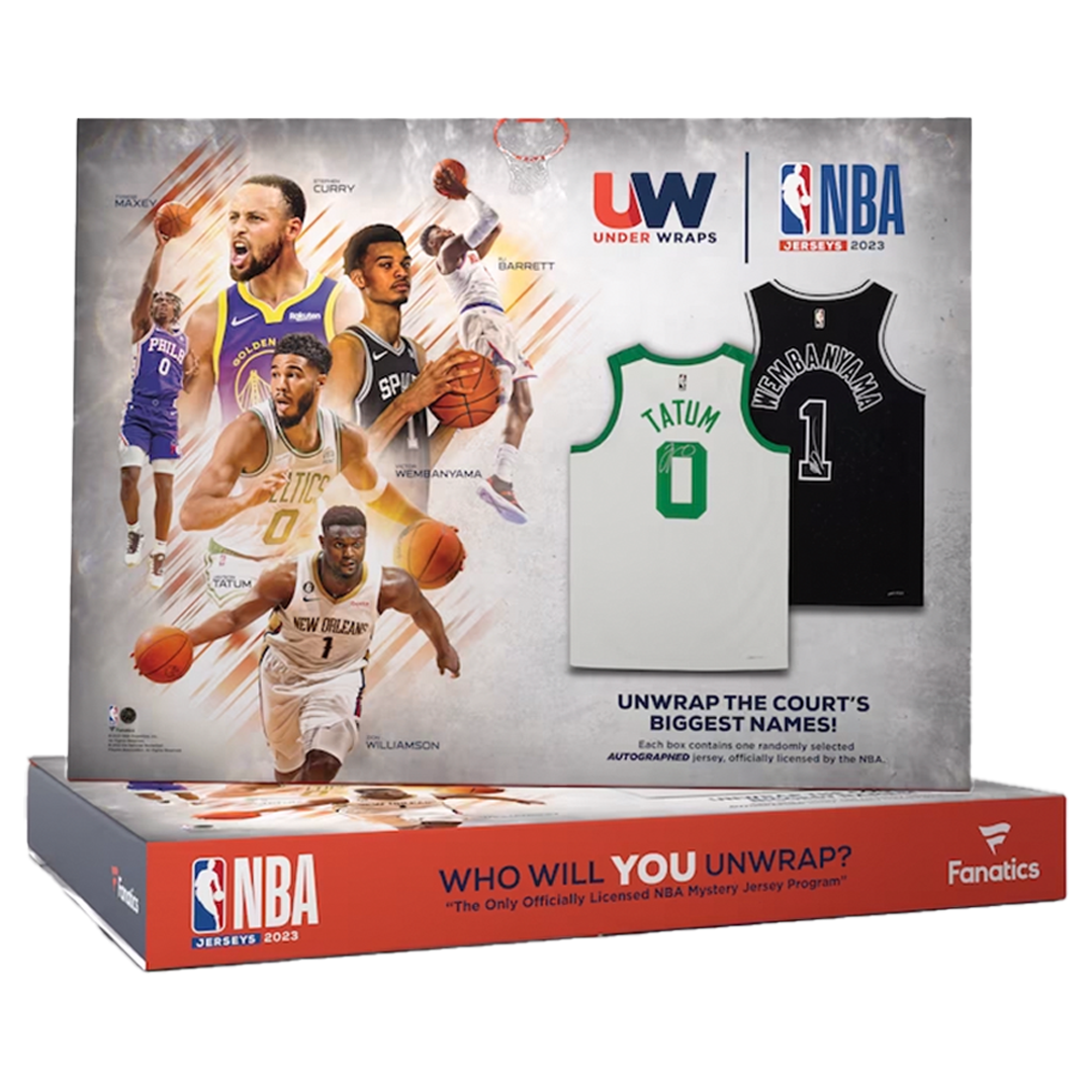 2023 Under Wraps Single Autographed NBA Jersey Box Fanatics Authentic