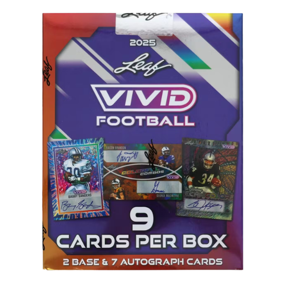 2025 Leaf Vivid Football Hobby Box