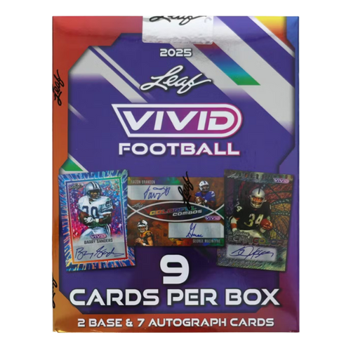 2025 Leaf Vivid Football Hobby Box