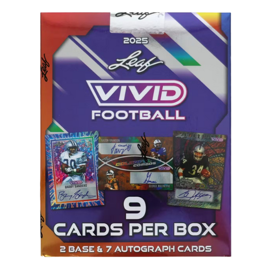 2025 Leaf Vivid Football Hobby Box